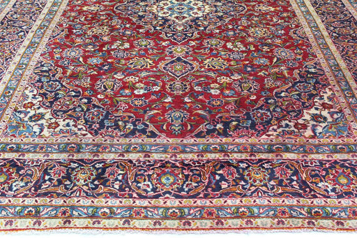 Traditional Antique Area Carpets Wool Handmade Oriental Rugs 293 X 393 cm bottom view homelooks.com