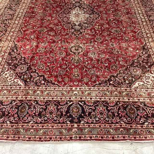 Traditional Antique Area Carpets Wool Handmade Oriental Rugs 285 X 400 cm bottom view homelooks.com